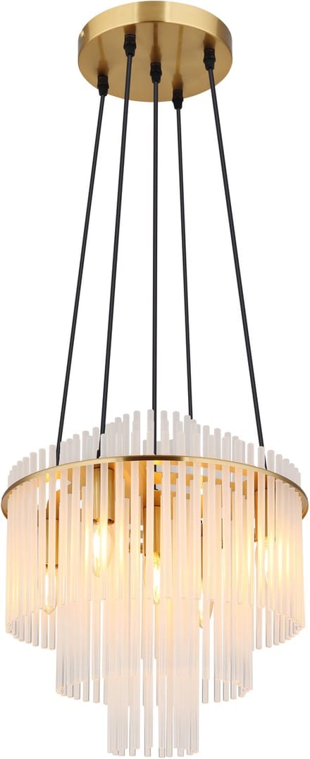Globo - hanglamp - GORLEY - goud - glas - Ø 40cm - E14 - 15698H2M