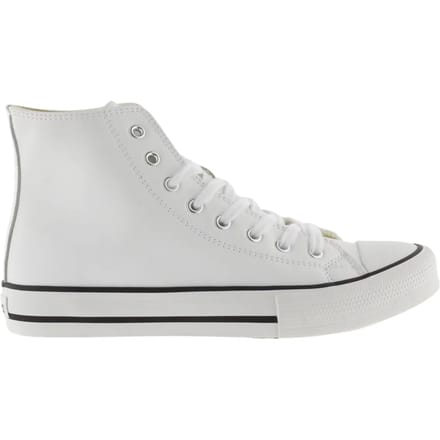 Hoge Sneakers Victoria TRIBU BOTÍN EFECTO PIEL BLANCO