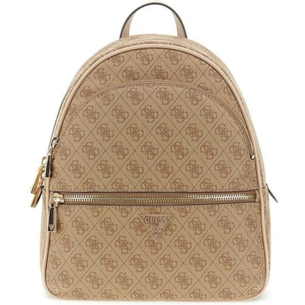 GUESS Vrije tijd rugzak Rugzak Manhattan II Backpack Latte Logo Lichtbruin