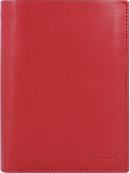 Esquire Leren Portemonnee New Silk Wallet High with Flap L Red Rood