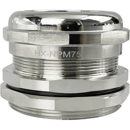 TRU COMPONENTS TC-10302864 Wartel M75 Messing (vernikkeld) Metaal 1 stuk(s)
