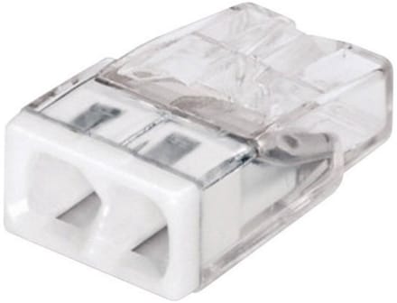 15x WAGO lasklem 2273-202 | 2 voudig | 15 st | Wit