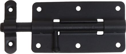 Wovar Plaatgrendel Mat Zwart Klein 100 x 55 mm | Per Stuk