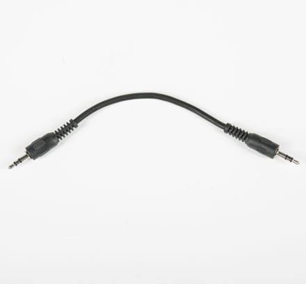 MUSIC STORE Mini-aansluitpatchkabel 0,15 m - Stereo patch kabel