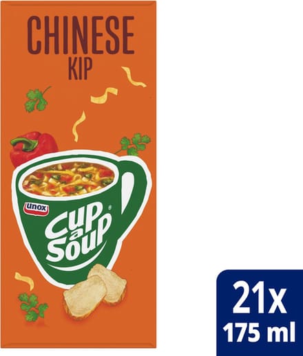 Cup-a-soup unox chinese kip 175ml | Doos a 21 zak