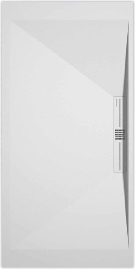 Sanifun douchebak Stone Side White Smooth 1100 x 800 P