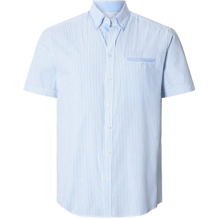 Babista herren Overhemd Met Korte Mouwen - 45/46 - lichtblauw - Plus Size