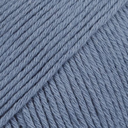 DROPS Safran Uni Colour - 06 denimblauw - Katoen Garen