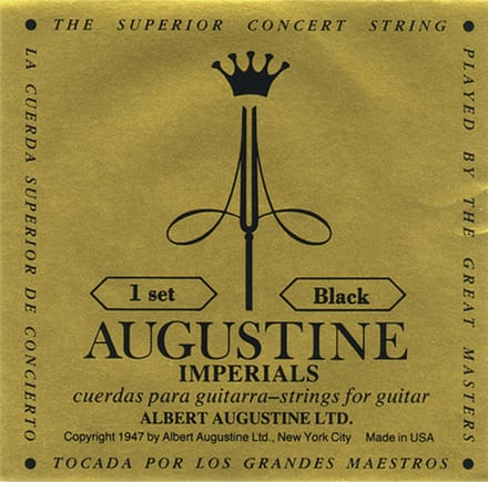 Augustine Imperial Black Klassieke Gitaarsnaren - Medium/Lage Spanning
