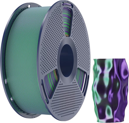 SUNLU PLA+ Silk Dual Color Groen Paars Filament 1,75mm – 1kg