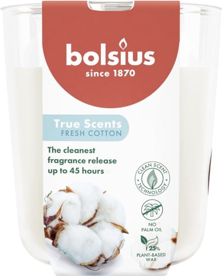 Bolsius Geurkaars True Scents Fresh Cotton -