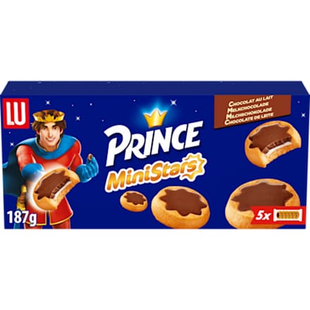Prince MiniStars Koekjes Melkchocolade