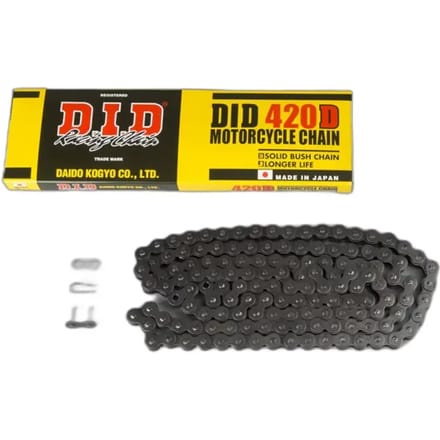 Motorfiets rolketting D.I.D 420D(B&B) X 84 Mail. Rj