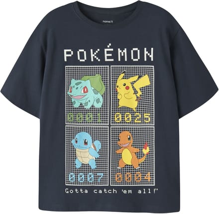 NAME IT - NKMJIS POKEMON SS NREG TOP BOX SKY - Jongens - T-shirts