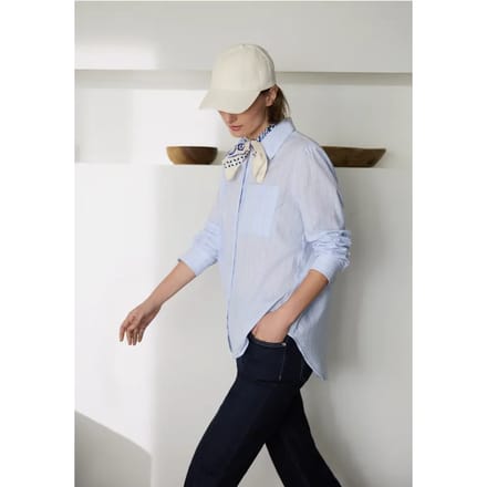 Gestreept overhemd blouse
