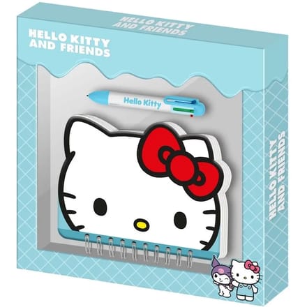 Dagboek en pen kind Karactermania Hello Kitty and Friends