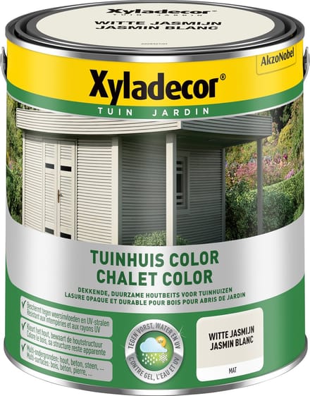Xyladecor - Tuinhuis Color - Witte Jasmijn - 2,5 L