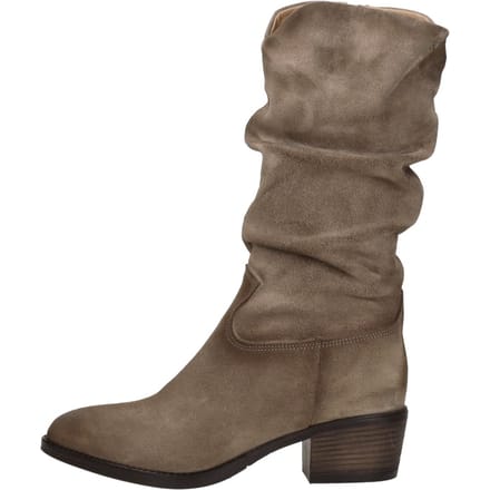 Aqa Hoge laarzen taupe Suede - Dames - Maat 40