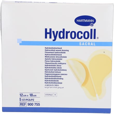 Hartmann Hydrocoll Sacral 12x18cm 9007552 5 Compressen