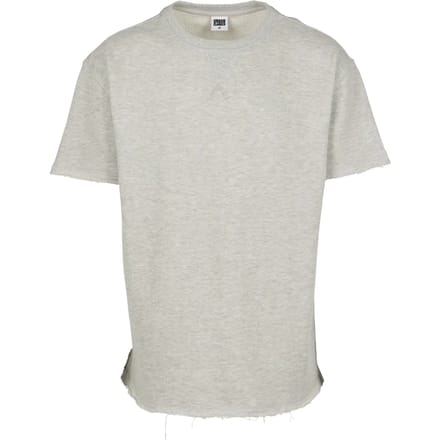 Urban Classics - Herringbone Terry Heren T-shirt - M - Grijs