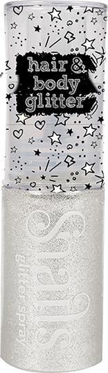 Kinderen Meisjes - Snails Body & Hair Glitter Wit - Spray
