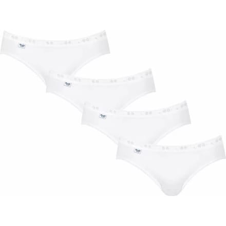 Sloggi Women Basic Mini - dames mini slip (4-Pack) - wit