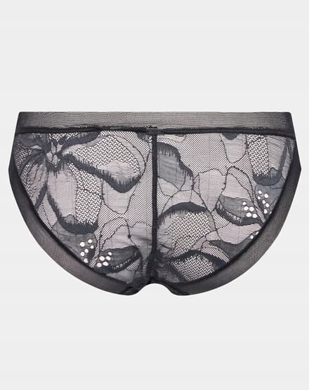 Calvin Klein - Dames Figuur Ondergoed - Kant - Zwart - Maat S
