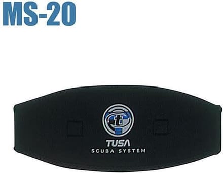 TUSA Masker Strap Cover Neopreen Zwart