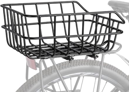 CLVP® Fietskrat - Fietsmand - Zwart