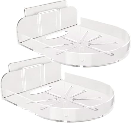 Compacte Wandplank - Babyfoon Houder - Kleine Ruimtes - Dubbele Wandmontage - 12x9.5cm - Wit