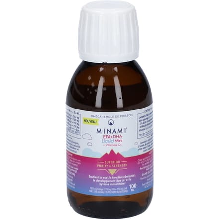 Minami Epa+dha Liquid Mini + Vit D3 Fl 100ml