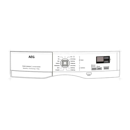 AEG controlepaneel, wit, AEG 140201224015