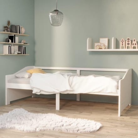 Multifunctioneel dagbed - Logeerbed slaapbank - Flexibel wonen - Massief grenenhout - 90 x 200 cm - Wit