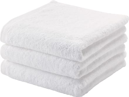 Aquanova London - Handdoek - 55x100 cm - Wit - Set van 3