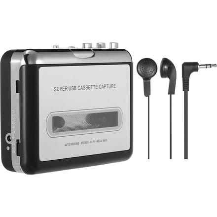 Ezcap USB Cassette Capture Cassette-naar-MP3-converter naar computerstereo HiFi-geluidskwaliteit