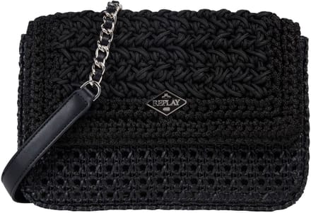 REPLAY schoudertas Crossbody Bag Black zwart