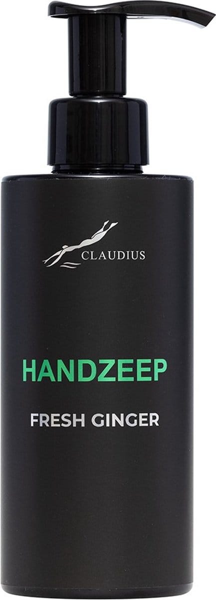 Handzeep Fresh Ginger 300 ml - met pomp - zwarte fles