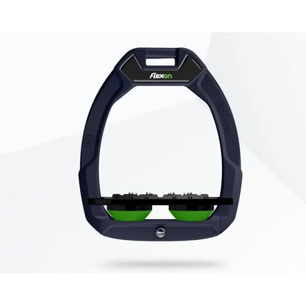 Veiligheidsstijgbeugels Plat Ultra Grip Marine/Zwart/Groen Flex-On Safe-On