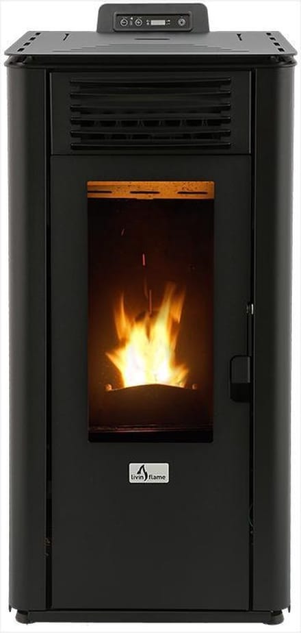 Livn Pelletkachel Ulvik 8 - Voor ruimtes tot 200 m3 - Gratis ingebruikstelling - Met WiFi module