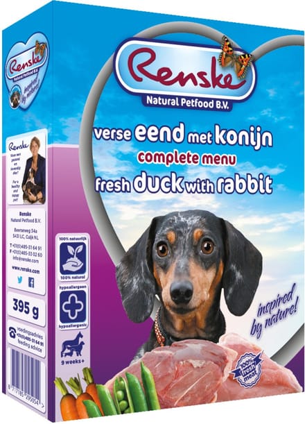 Renske Senior - Hondenvoer - Konijn Eend 395 g