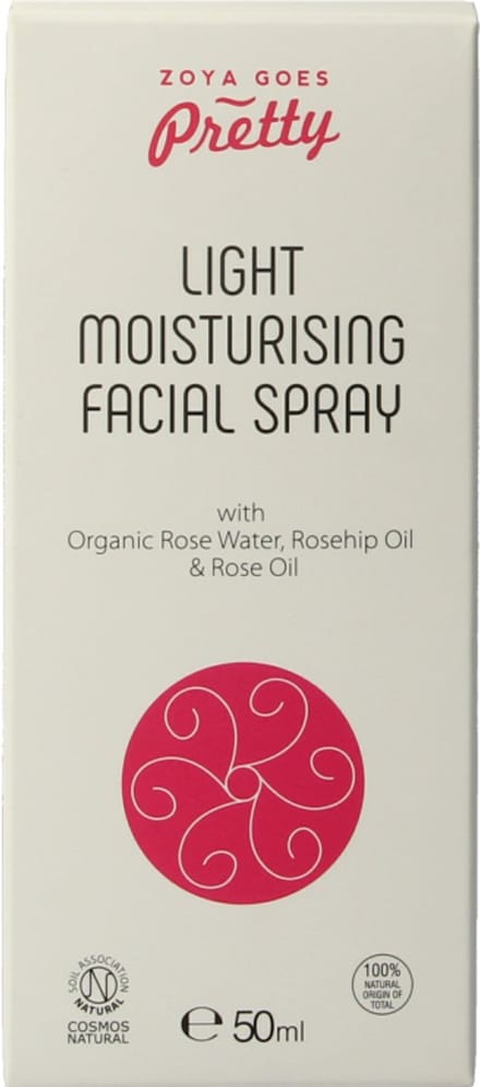 Zoya Goes Pretty Light moisterizing facial spray 50 Milliliter