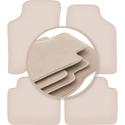 PREMIUM beige vloermatten voor: Kia Sephia I sedan 1994-1997