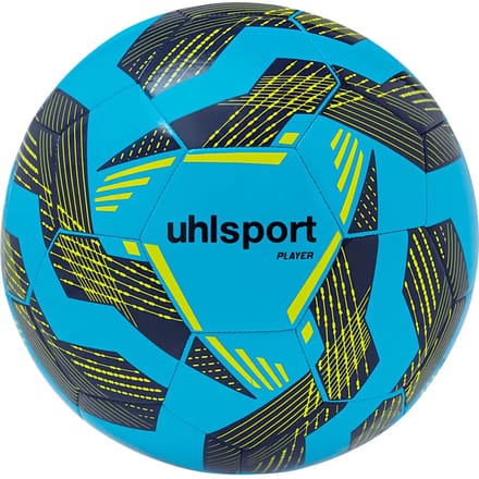 Uhlsport Player Trainingsbal - Iceblue / Marine / Fluogeel | Maat: 5