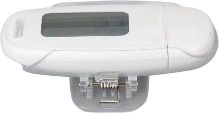 Stappenteller - Activiteitentracker - Gezond Leven - Groot LCD Scherm - 9x5x4 cm - Wit