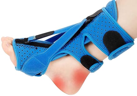 CLVP® Nachtspalk Hielspoor - Zooltjes Brace -Blauw