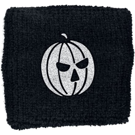Helloween Pumpkin Unisex Zweetbandje - zwart - Standard