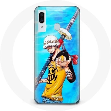 Coque maniacase pour Samsung Galaxy A40 One Piece Manga Trafalgar Law epée