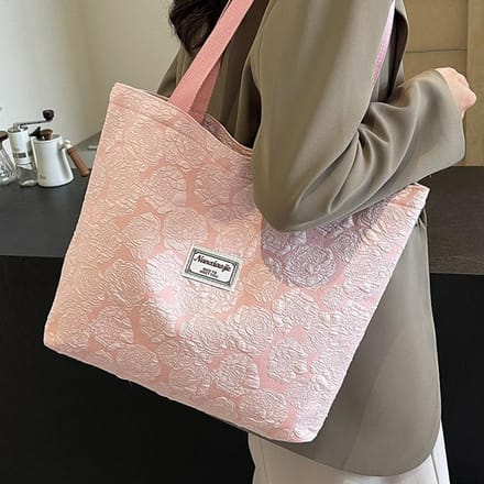 Sac fourre-tout en toile de niche coréen, nouvelle mode pour les étudiants gray
