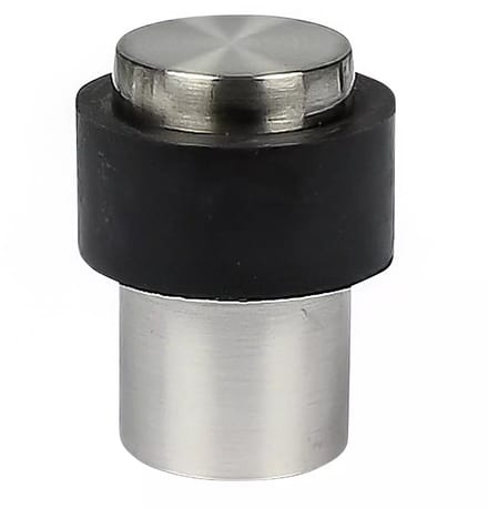 Benson Deurstopper - zilverkleurig - met schroef montage - H4 x D3 cm - deurbuffer