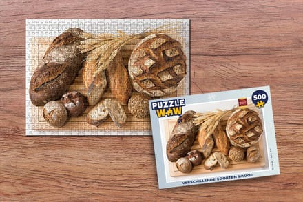 Puzzel Verschillende soorten brood - Legpuzzel - Puzzel 500 stukjes